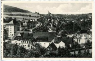 Oberschlema. Blick auf Oberschlema