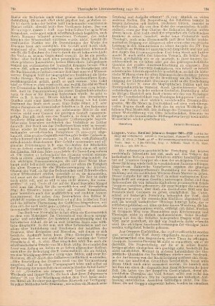 734-735 [Rezension] Lipgens, Walter, Kardinal Johannes Gropper 1503 - 1559 und die Anfänge der katholischen Reform in Deutschland