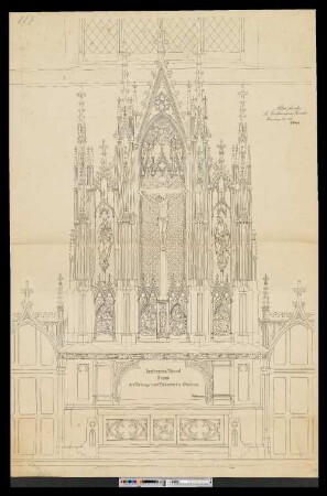 Altar für die St. Catharinen Kirche