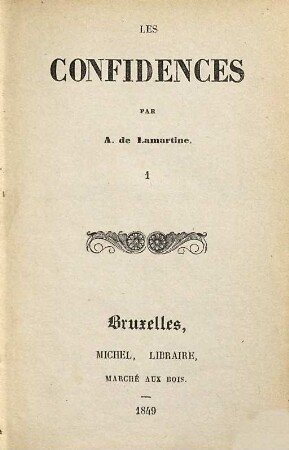 Les confidences