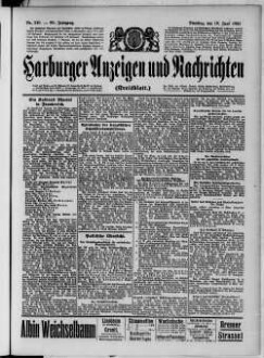 Harburger Anzeigen und Nachrichten