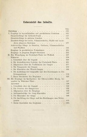 Untersuchungen über Erzgänge, 2