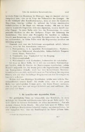 Über die hereditären Nervenkrankheiten