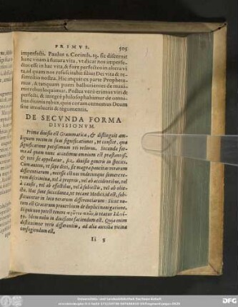 De Secunda Forma Divisionum.