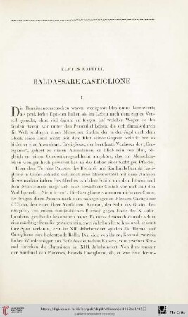 Elftes Kapitel: Baldassare Castiglione