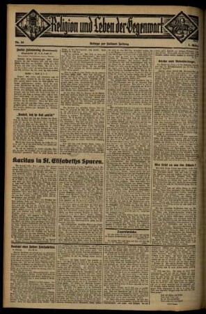 Zweite Ausgabe vom Sonntag, den 01. März 1931.