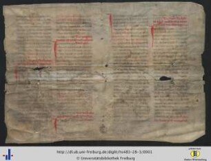 Lateinisches Missale, Fragment