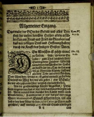 [Christliche Leich-Rede.]