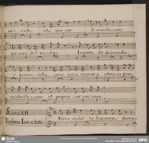 Recitativo: Frena crudel la disperata destra