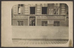 Ansichtskarte Möbelgeschäft, Skalitzer Straße 36