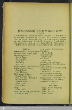 Hennersdorf bei Erdmannsdorf