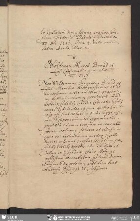8. Woldemari March. Brand. et Lus. Confirmatio generalis ao. 1317.