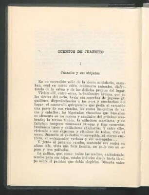 Cuentos de Juancito