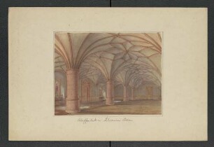 Waffenhalle im Schweriner Schloss [Carl Luckow, zeichnerischer Nachlass]