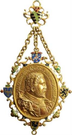 Herzog Johann III. und Herzogin Dorothea Maria (Medaillenkleinod)