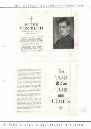 Reth, Peter von