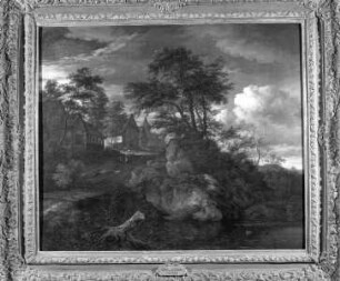 Landschaft mit Schloß Bentheim
