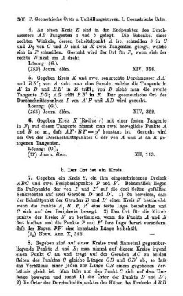 b. Der Ort ist ein Kreis.