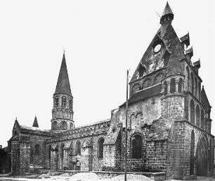 Le Dorat, Kirche, von NW