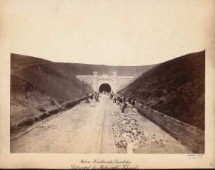 Bebra-Friedländer Eisenbahn. Tunnel, Bebenroth: Südportal