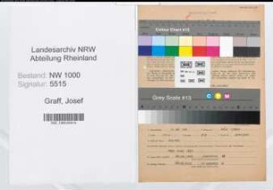 Entnazifizierung Josef Graff, geb. 17.05.1898 (Chemiker)