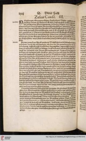 Zasius Consil. III: