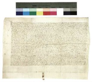 Revers über die Verpfändung von Ludwigstein an Wilhelm Meisenbug