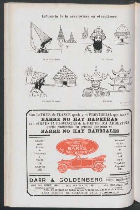 Influencia de la arquitectura en el sombrero - [Ilustración]