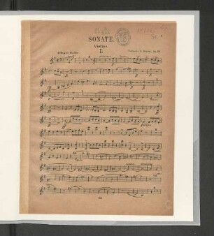 Sonate. Violine.