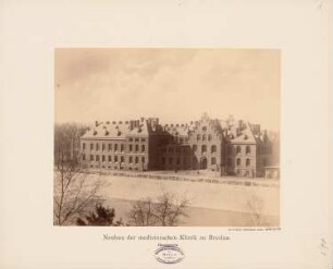 Universität Breslau Klinische Neubauten. Medizinische Klinik: Gesamtansicht