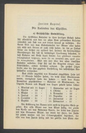 a) Geschichtliche Entwicklung.