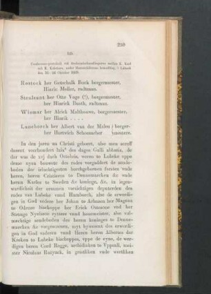 125. [Protokoll vid fredsmötet i Lübeck d. 16 - 24 Oct. 1469.]