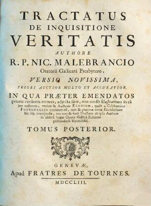 Tractatus de inquisitione veritatis, 2