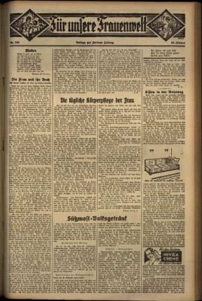 Dritte Ausgabe vom Mittwoch, den 30. Oktober 1935.