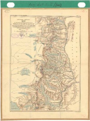 [183]: Argentine-Chilian Boundary Question : [Kartenwerk]