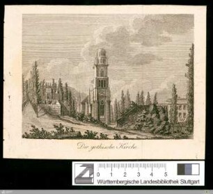 Die gothische Kirche [Hohenheim]