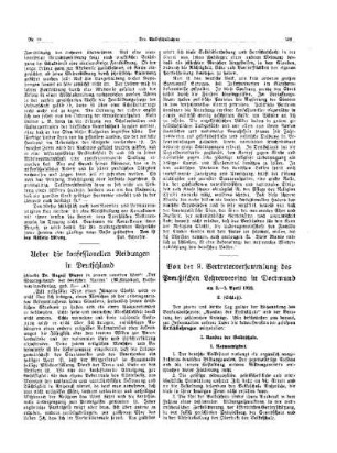 Ueber die konfessionalen Reibungen in Deutschland