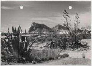 Benidorm, Landschaft in Südspanien