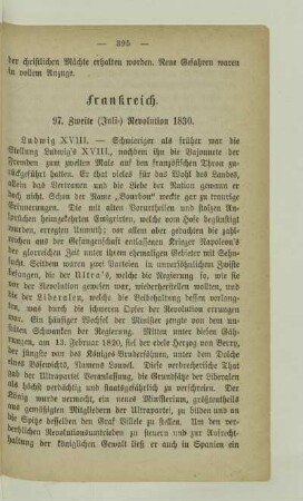 Frankreich. 97. Zweite (Juli-) Revolution 1830