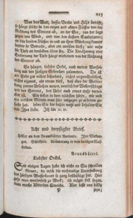 Acht und dreyßigster Brief.