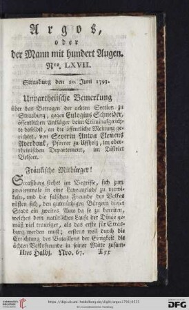 Nro. LXVII