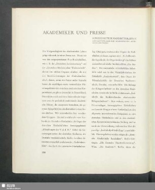 Akademiker und Presse