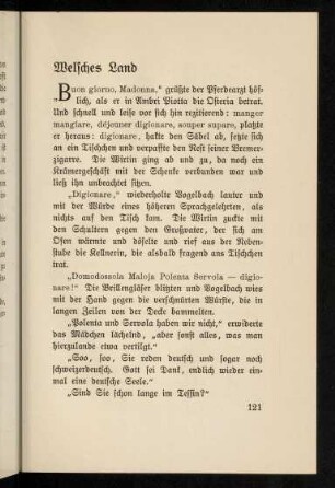 121-129, Welsches Land