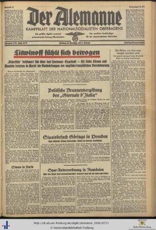 09.02.1935 (Samstag-Morgenausgabe)