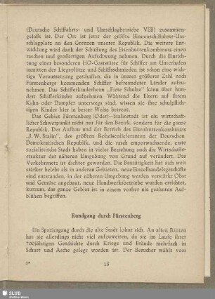 Rundgang durch Fürstenberg