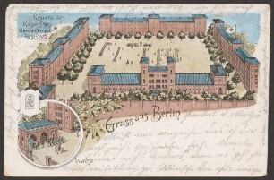 Ansichtskarte Kaserne und Wache, Kaiser Franz Garde-Grenadier-Regiment Nr. 2 [2/2]