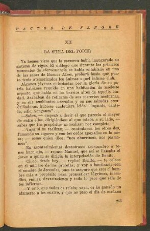 XII - La suma del poder