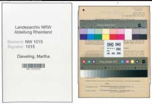 Entnazifizierung Martha Dieveling , geb. 29.05.1899 (Friseuse)