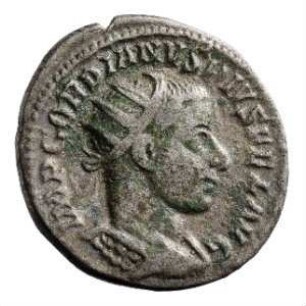 Münze, Antoninian, 242 - 244 n. Chr.