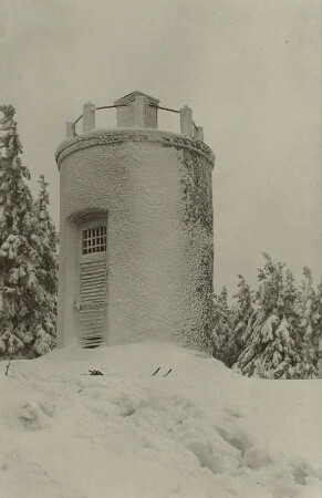 Erzgebirge. Turm auf dem Kahleberg bei Altenberg